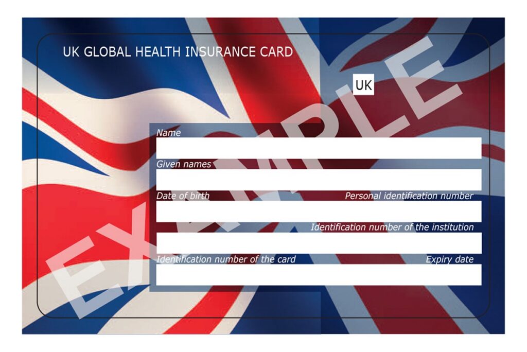 ehic united kingdom ghic front