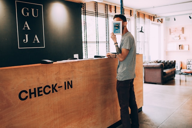Hotel reception