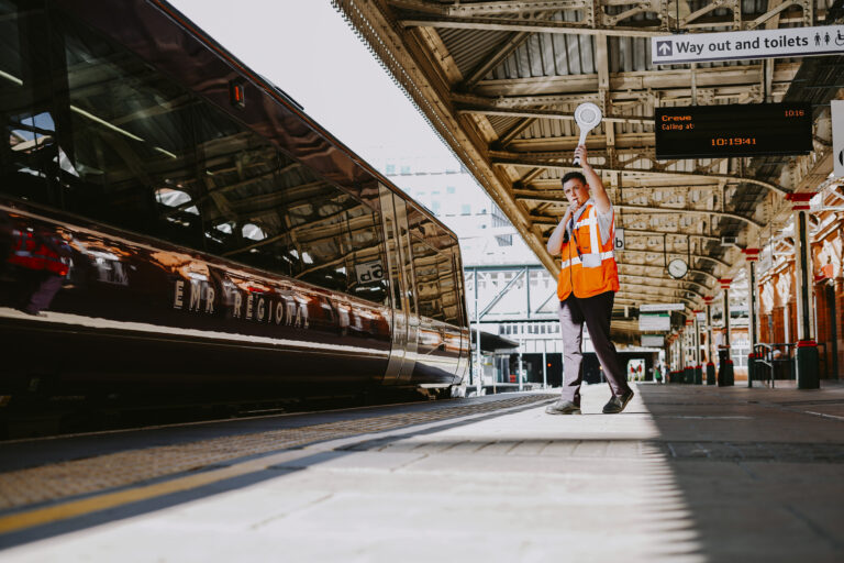 East Midlands Train at Nottingham station