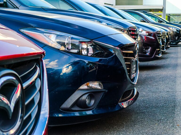 Row of cars