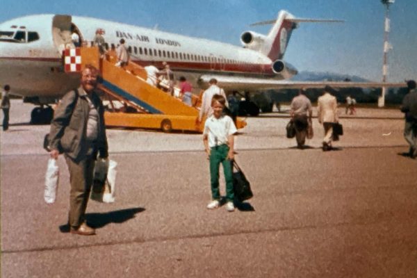 Dan Air 727 at Salzburg Airport 1987