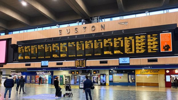 Euston Departure Board