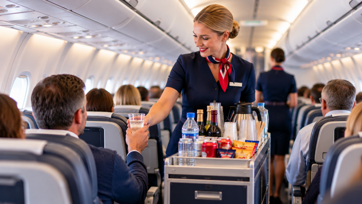 Friendly In-Flight Beverage Service created by ChatGPT