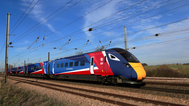 Train in Great British Railways livery