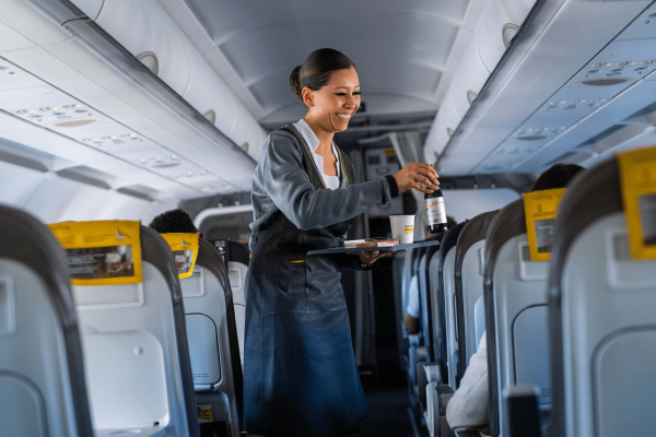 Vueling onboard shot