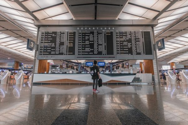 Airport departures